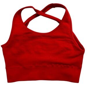 Alphalete Sports Bra Red Small Revival
